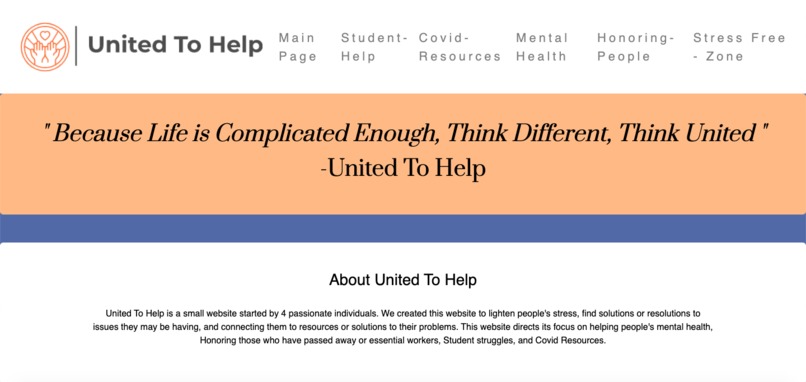 United To Help – screenshot 1