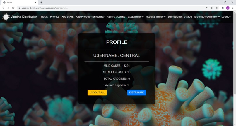 VACCINE DISTRIBUTOR – screenshot 2