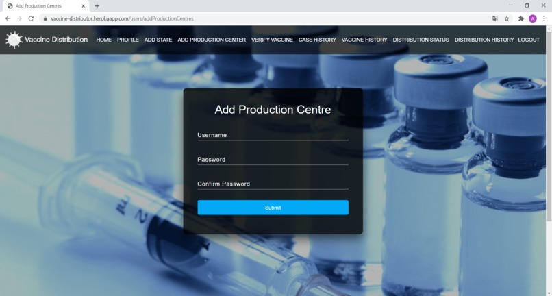 VACCINE DISTRIBUTOR – screenshot 4