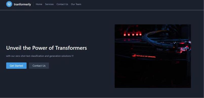 transformerly – screenshot 1