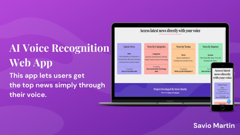 AI Voice Recognition News App – screenshot 2
