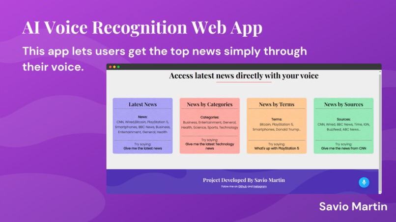 AI Voice Recognition News App – screenshot 3