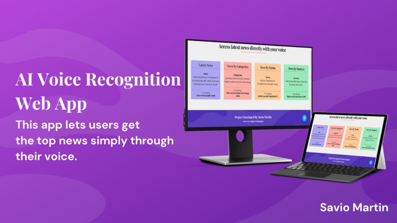 AI Voice Recognition News App – screenshot 1