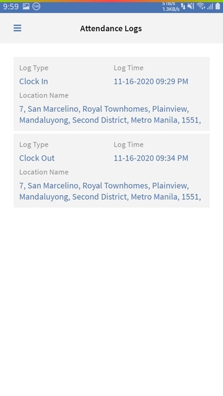 Presently – screenshot 2