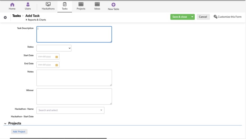 Innovation Management System – screenshot 4