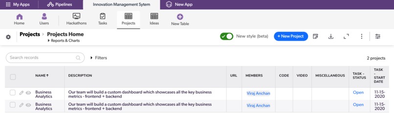 Innovation Management System – screenshot 5