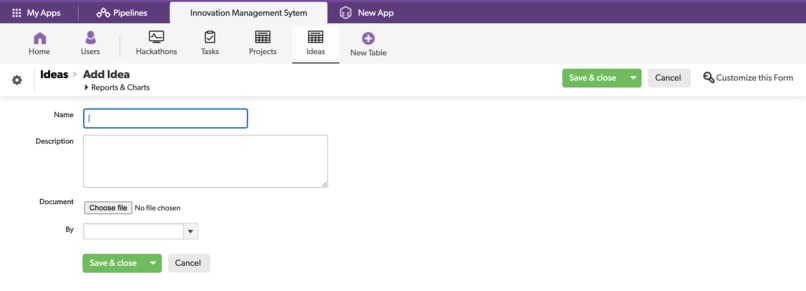 Innovation Management System – screenshot 8