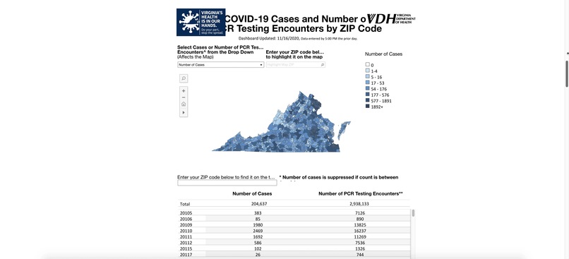 COVID-19 Tracker for Virginia Schools – screenshot 6