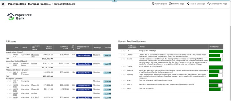 PaperFree Bank - Mortgage Processing – screenshot 4