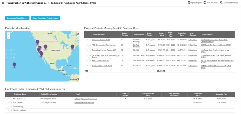 Construction CoVid Screening and Control – screenshot 2