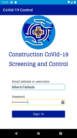 Construction CoVid Screening and Control – screenshot 4
