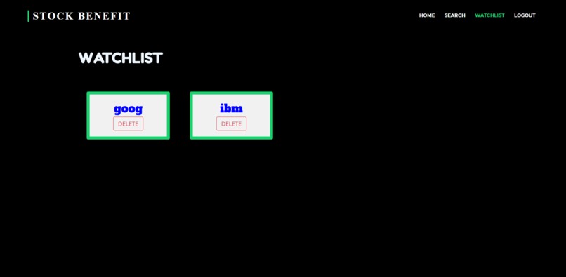 Stock benefit – screenshot 6