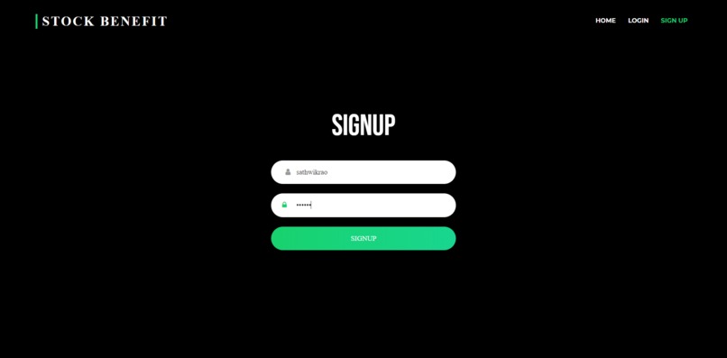 Stock benefit – screenshot 4