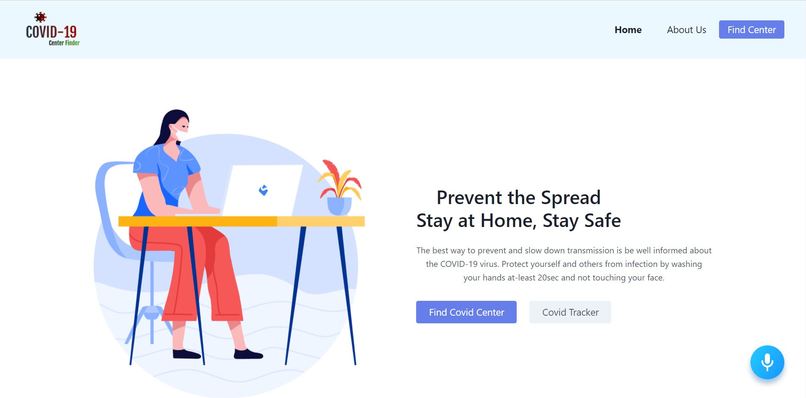 Covid19 centers finder and tracker – screenshot 1