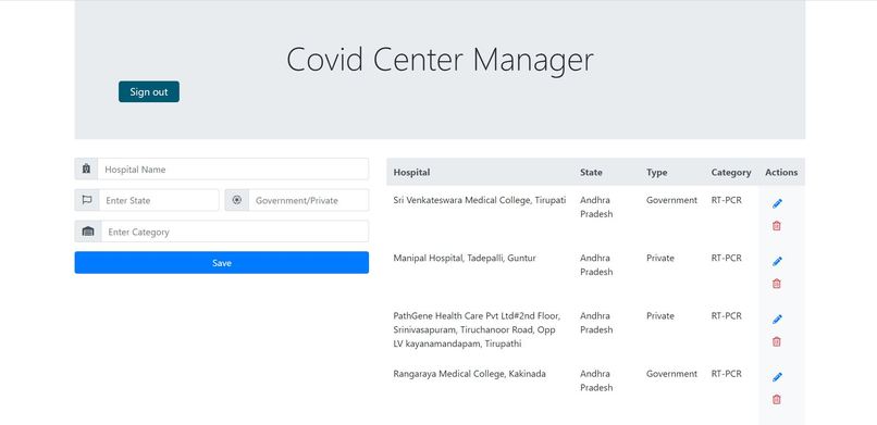 Covid19 centers finder and tracker – screenshot 6