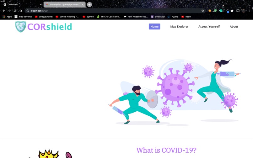 CORshield – screenshot 2