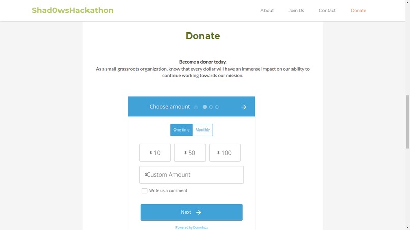 Shad0ws empathy submission – screenshot 2