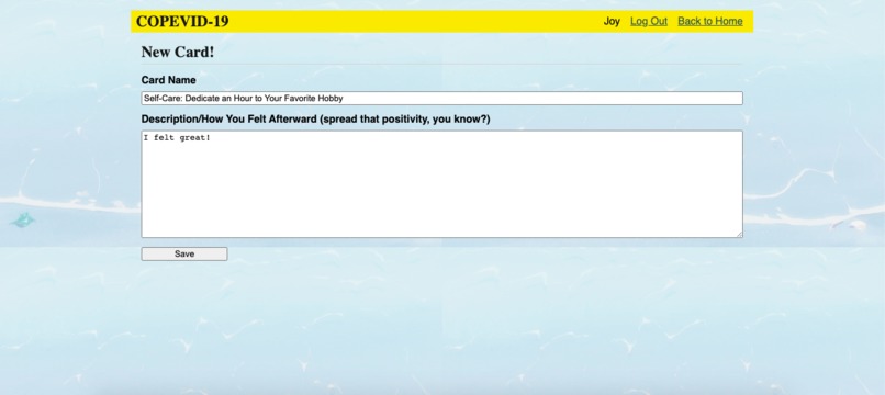 COPEVID-19 – screenshot 4