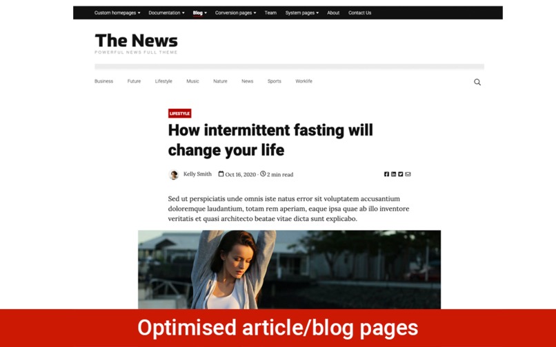 HubSpot Magazine Theme – screenshot 4