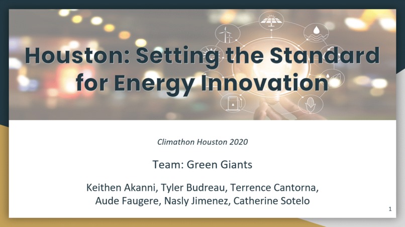 Houston: Setting the Standard  for Energy Innovation – screenshot 1