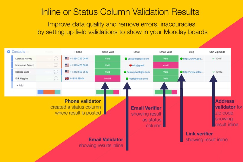 Data Validation for Monday.com – screenshot 3