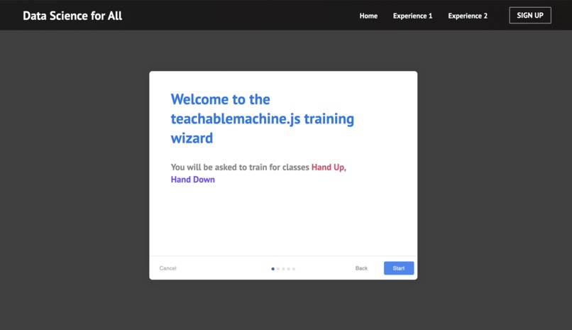 Data Science for all – screenshot 1