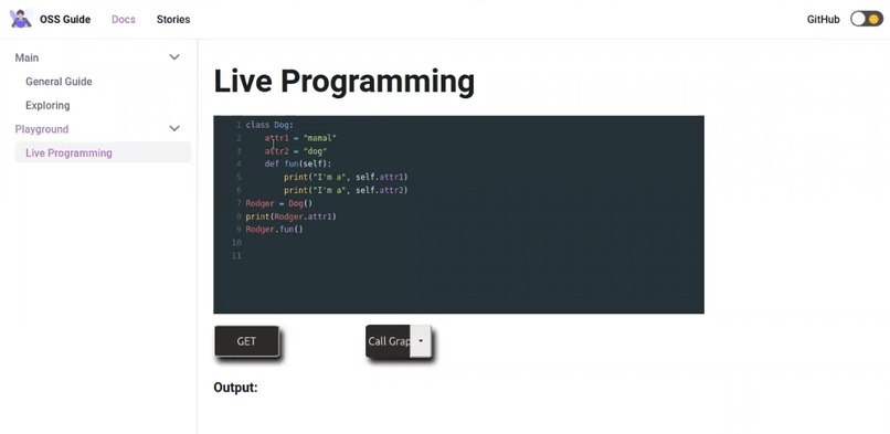 OSS Guide – screenshot 2