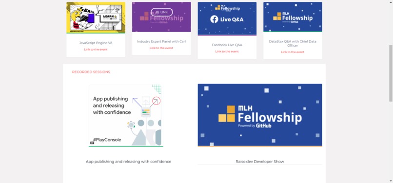 MLHSessions – screenshot 1