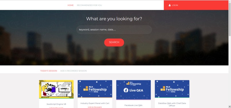 MLHSessions – screenshot 2