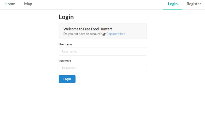 Free Food Locator Project  – screenshot 3