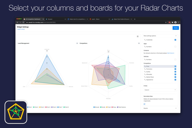 Radar Charts – screenshot 2
