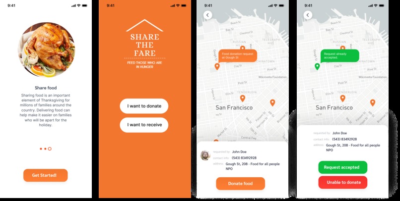 SHARE the FARE - Feed those who are in hunger – screenshot 4