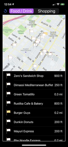 safeHERE – screenshot 2