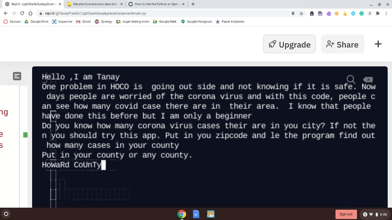  Covid-19 amount finder-Tanay Parikh's project – screenshot 2