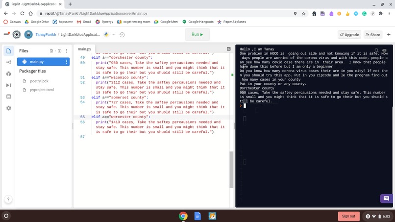  Covid-19 amount finder-Tanay Parikh's project – screenshot 5