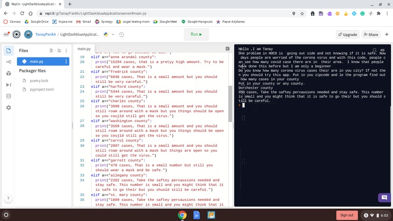  Covid-19 amount finder-Tanay Parikh's project – screenshot 7