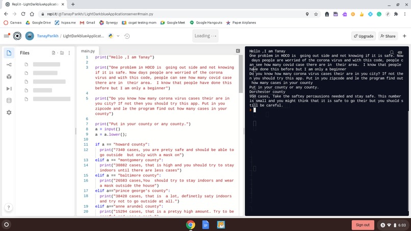  Covid-19 amount finder-Tanay Parikh's project – screenshot 8