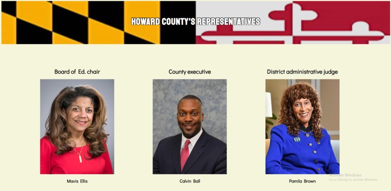 Howard County Representatives – screenshot 3
