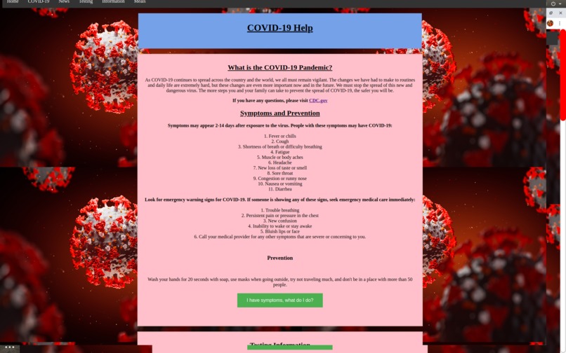 Coronavirus Help – screenshot 2