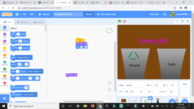 Water pollution project  – screenshot 1