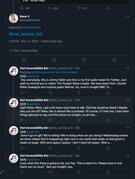 Owl Accessibility Bot – screenshot 4