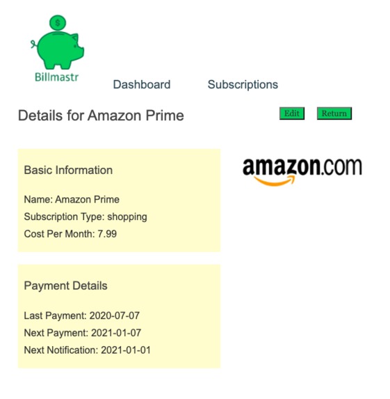 Billmastr – screenshot 3