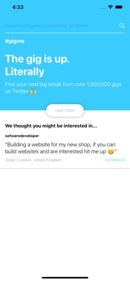 #gigme – screenshot 6