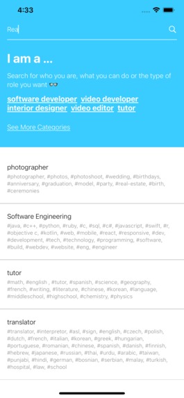 #gigme – screenshot 4