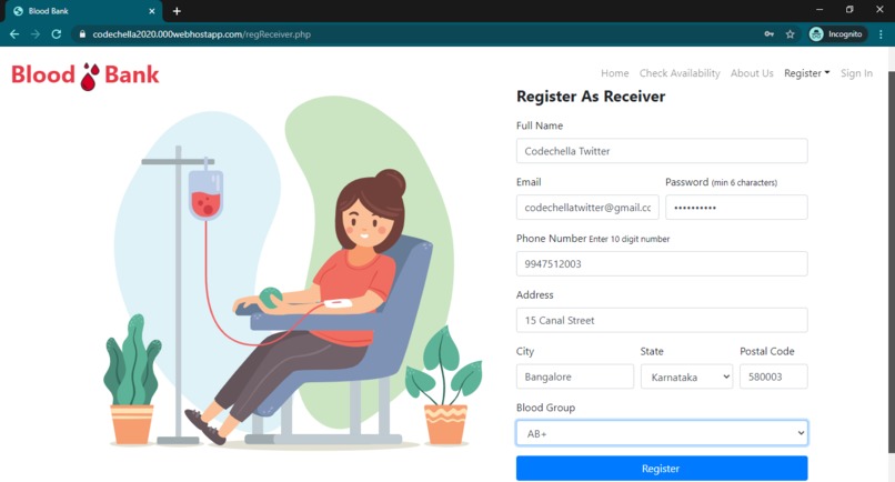 Blood Finder Bot – screenshot 4