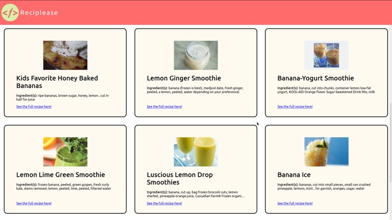 Reciplease – screenshot 3