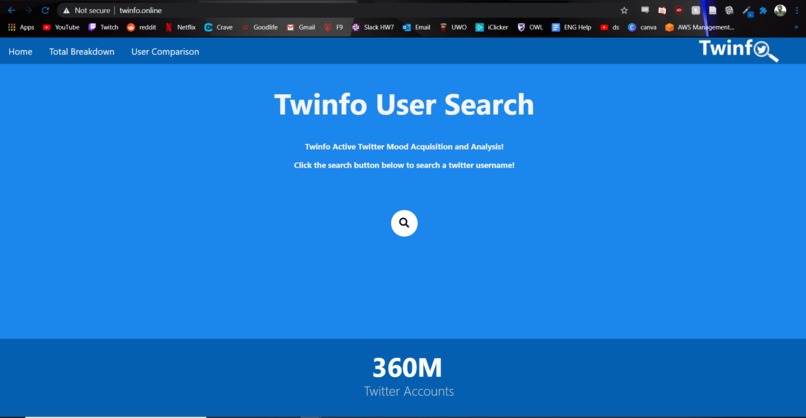 Twinfo – screenshot 1