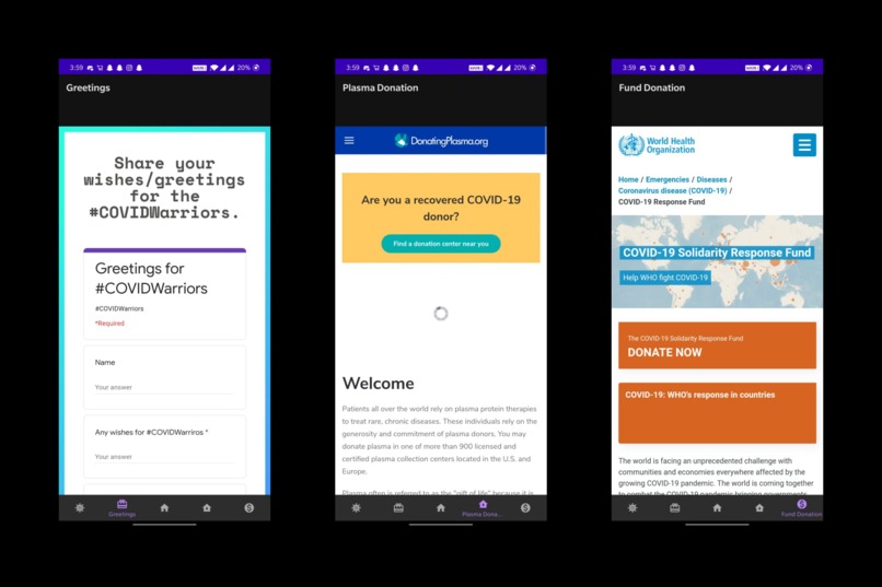 CoviWa – screenshot 2