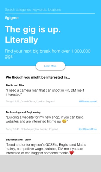 #gigme – screenshot 5