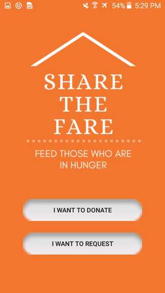 SHARE the FARE - Feed those who are in hunger – screenshot 3